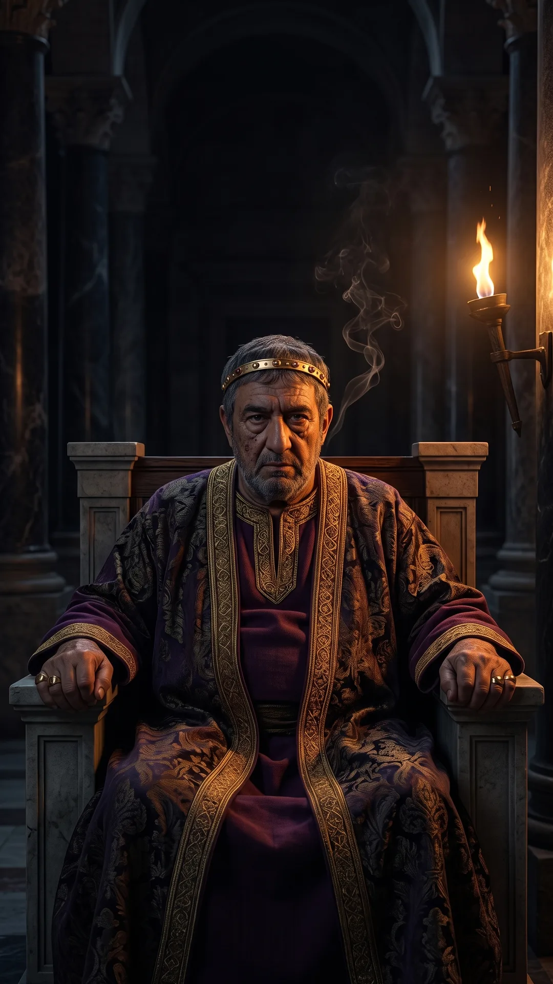 Cinematic scene from the Gospel of Matthew